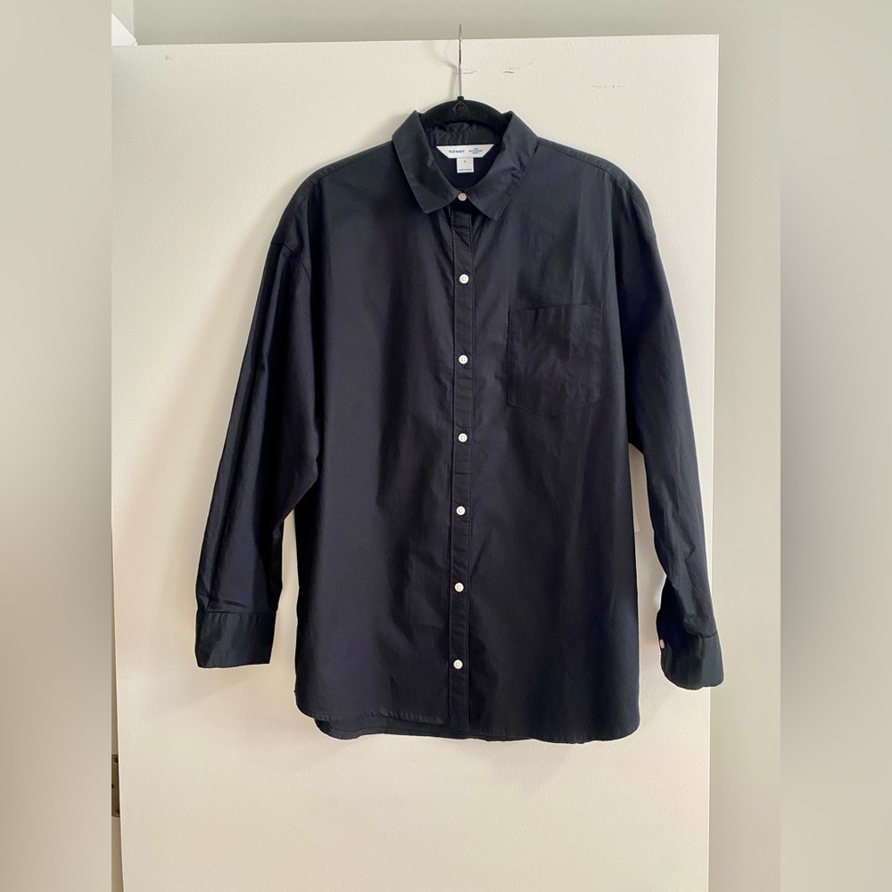 Old Navy Oversized Button-Down Boyfriend Shirt
